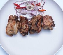 Шашлык из куриных бедер