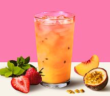 Фруктовый айс-ти холодный чай персиковый смеш