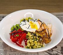 Поке с креветками