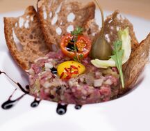 Тартар из мраморной говядины