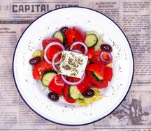 Настоящий греческий салат