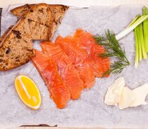 Слабосоленый лосось