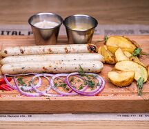 Колбаски на гриле из индейки с моцареллой