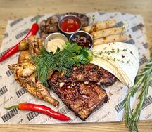 Тарелка мясника