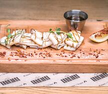 Кальмары гриль с соусом Имбирный терияки