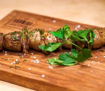 Картофель с салом