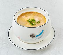 Суп с морепродуктами и клёцками