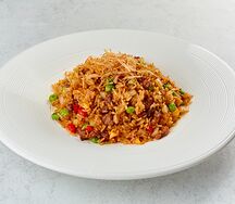 Жареный рис с говядиной