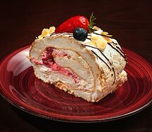 Рулет меренговый