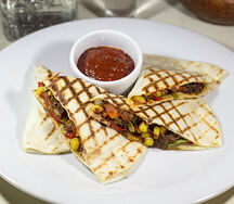 Кесадилья с грибами