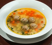 Суп с фрикадельками