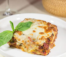 Лазанья с домашней пастой и индейкой