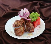 Шашлык из бараньей корейки
