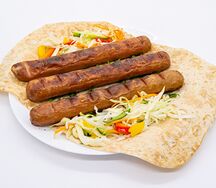Колбаски на мангале