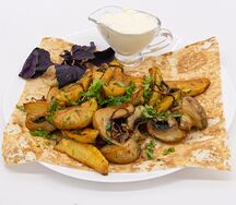 Жареная картошка с грибами