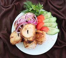 Шашлык из куриного филе
