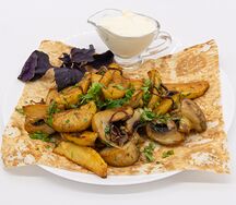 Жареная картошка с грибами