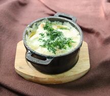 Жюльен с грибами и курицей