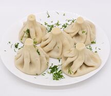 Хинкали с говядиной отварные