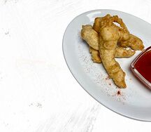 Темпура из тигровых креветок