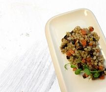 Перловка с овощами