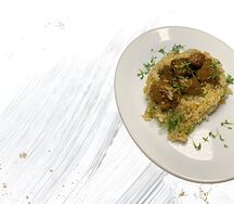 Говядина по-корейски с рисом