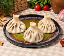 Хинкали с бараниной