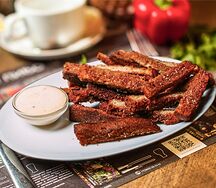 Гренки с чесноком