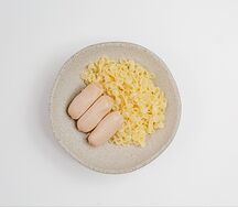 Сосиски с макаронами