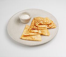 Блины классические со сметаной