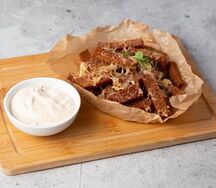 Гренки с сыром