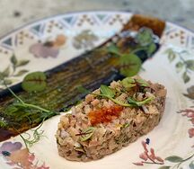 Тар тар из лосося с каперсами