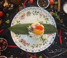 Салат из мяса камчатского краба