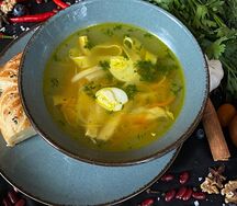 Лапша куриная