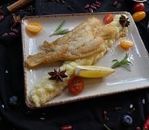 Треска с пюре из сельдерея