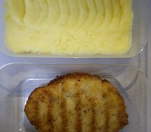 Котлета куриная с пюре