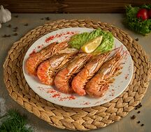 Лангустины с лимоном