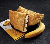 Чебурек с бананом и нутеллой