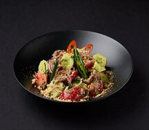 Салат по-имеретински с орехами