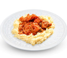 Чахохбили из курицы с пюре