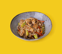 Лапша удон с курицей