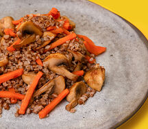 Гречка с грибами