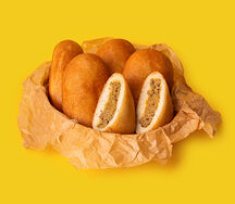 Пирожок жареный с печенью