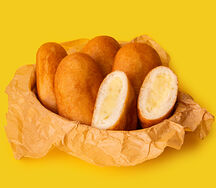 Пирожок жареный с картофелем и луком