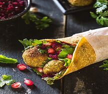 Шаурма Веган с фалафелем