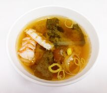 Суп Мисо с креветками