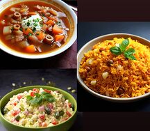 Бизнес-ланч №3 Солянка, плов и оливье