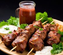 Шашлык из cвинoй шейки