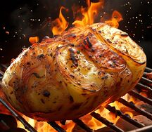 Картошка на мангале