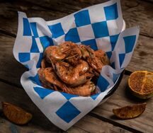 Жареные креветки